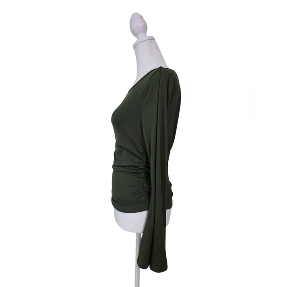 Cider Cinched Sides Flared Sleeves Top Size Medium - Picture 5 of 7